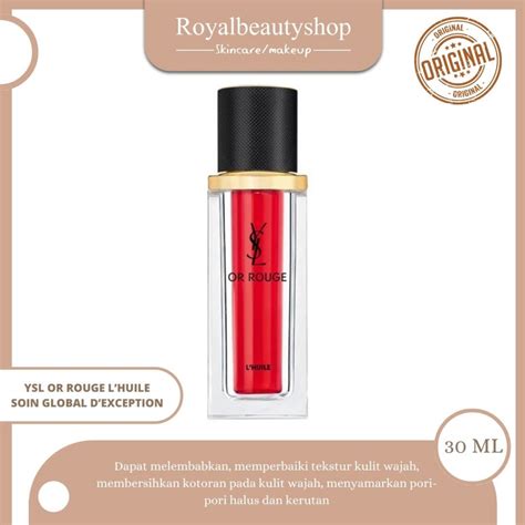 ysl or rouge soin global d'exception|ysl rouge l'huile.